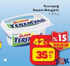 TEREMYAĞ 250 GR KASE MARGARİN